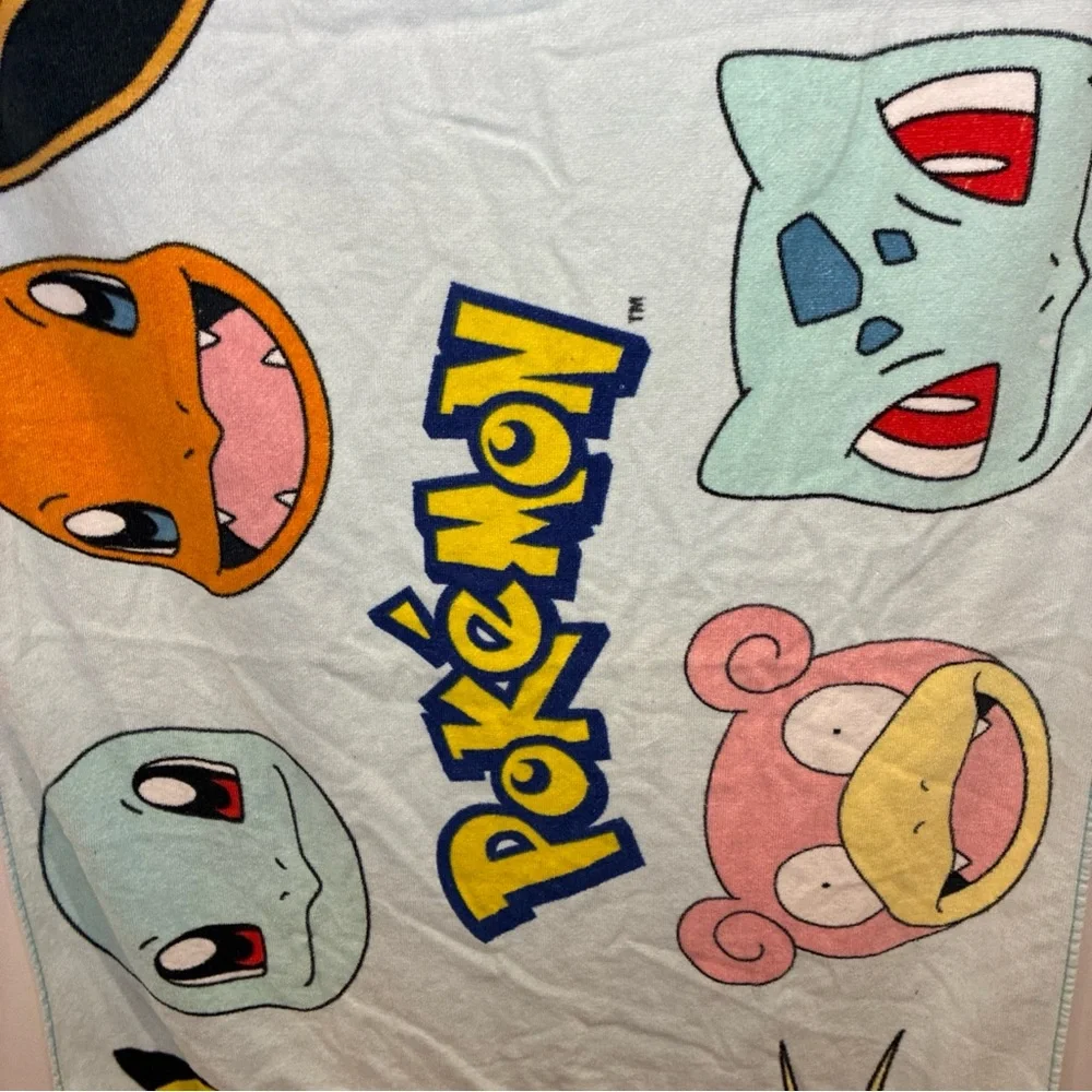 Official Pokemon Beach Towel Pikachu Eeevee Gengar Charmander 53